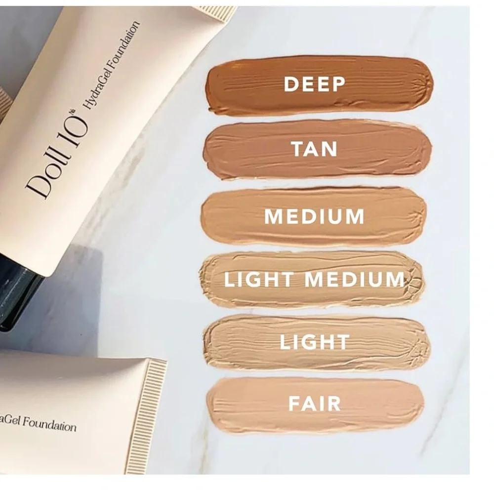 Doll 10 Hydra gel foundation 9 BA Deep